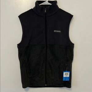 Columbia Black Sleeveless Fleece Vest